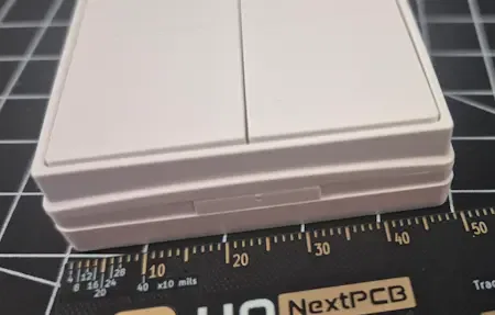 Shelly BLU Wall Switch 4 - Breite 50mm