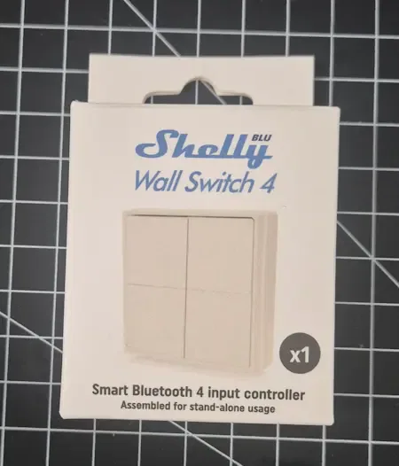 Shelly BLU Wall Switch 4 - Verpackung
