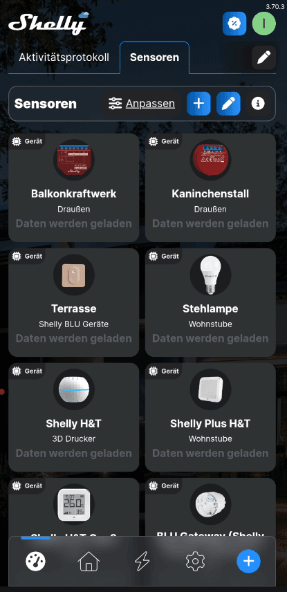 Shelly Smart Control App - Einrichten Shelly BLU Wall Switch 4 - Step 1