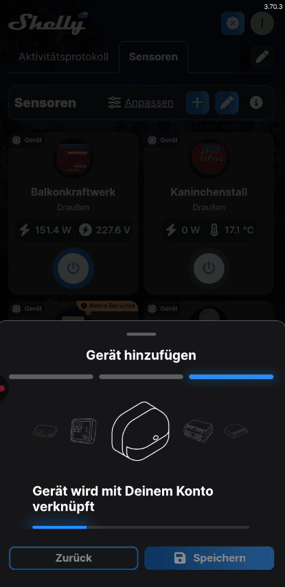 Shelly Smart Control App - Einrichten Shelly BLU Wall Switch 4 - Step 9