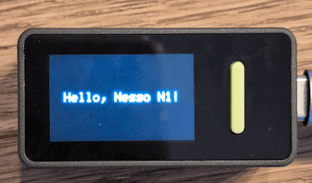 Arduino Nesso N1 - Textausgabe