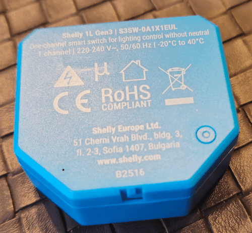 Shelly 1L Gen3 - 4