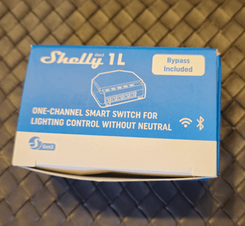 Shelly 1L Gen3 - Verpackung