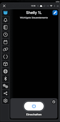 Shelly Smart Control App - Shelly 1L Details