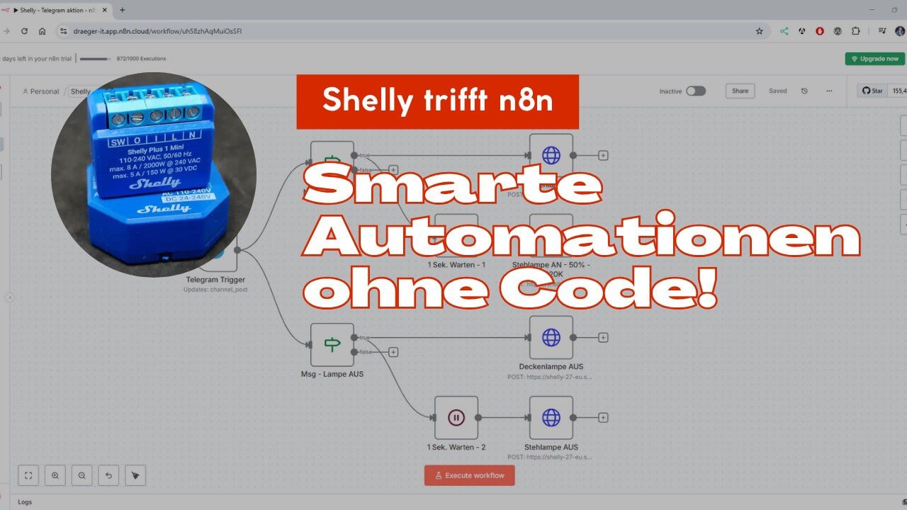 Shelly trifft n8n - Smarte Automationen ohne Code!
