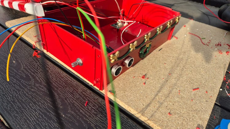 Weihnachtsdeko mit Sensoren