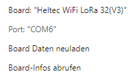 Arduino IDE - Heltec LoRa 32 (v3)