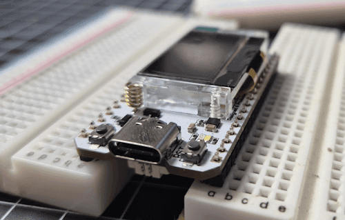 Heltec LoRa 32 - Stiftleisten anlöten - Lösung