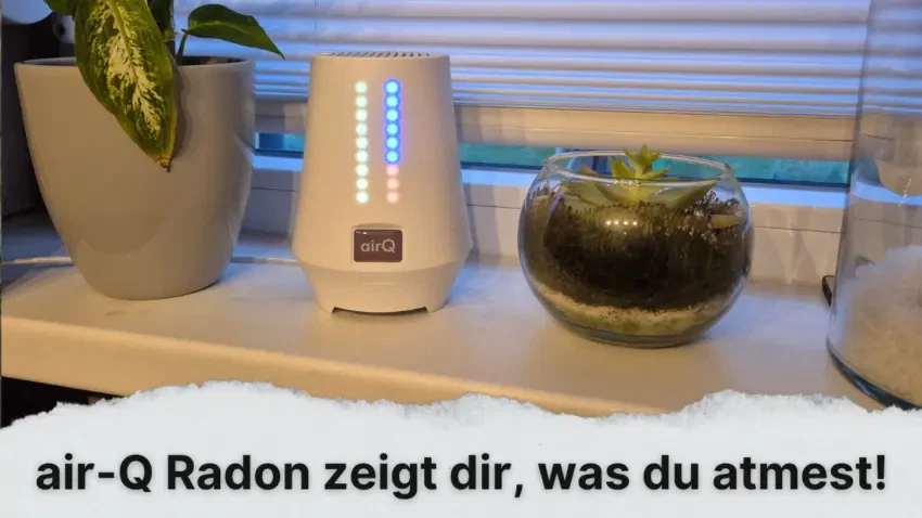 air-Q Radon zeigt dir, was du atmest!