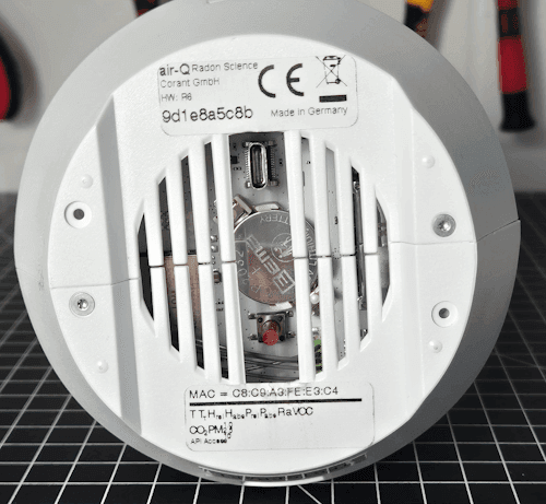 air-Q Radon - Ansicht von Unten