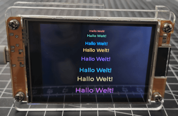 Labels mit LVGL auf dem ESP32 CYD (ESP32-2432S028)