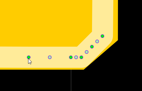 EasyEDA - Platinenrand gezogen