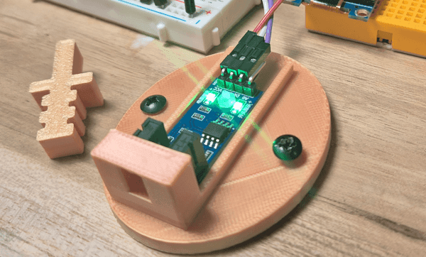 Halter - Gabellichtschranke mit Steg - Kontakt offen