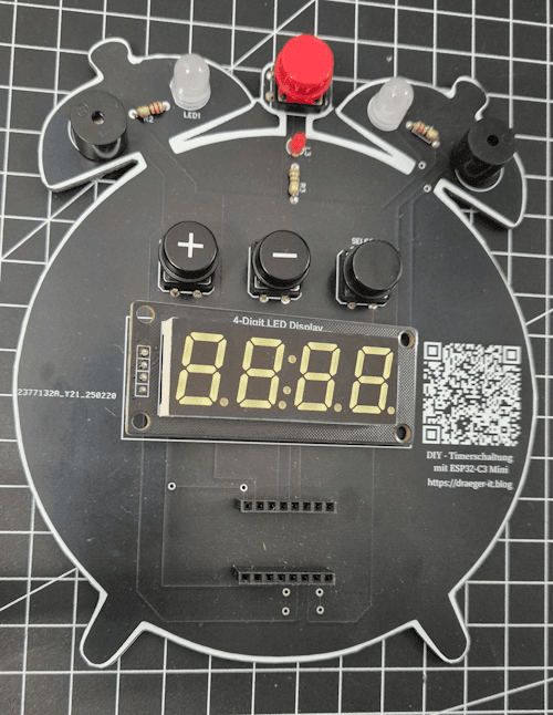 PCB-Wecker - ESP32 mit Segmentanzeige