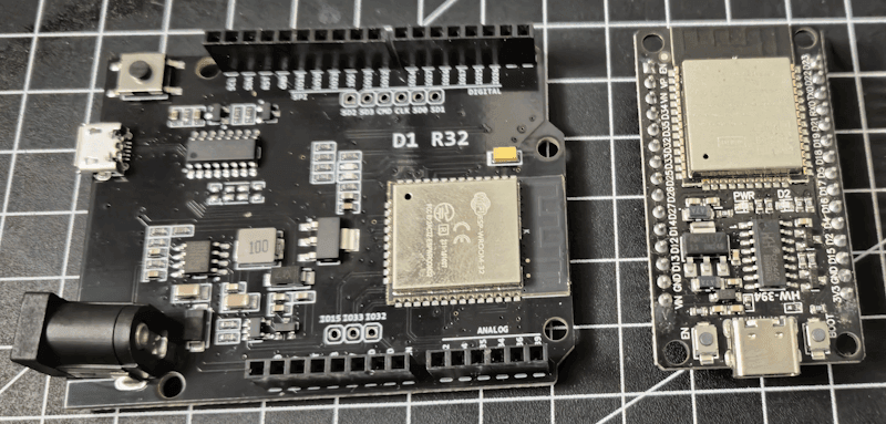 Wemos D1 R32 und ESP32-WROOM-32D