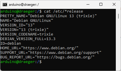 Arduino UO Q - Debian Linux Info
