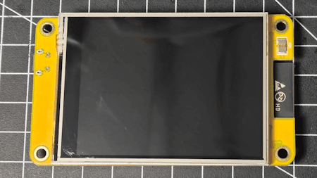 Cheap Yellow Display - ESP32-2432S028 - Vorderseite