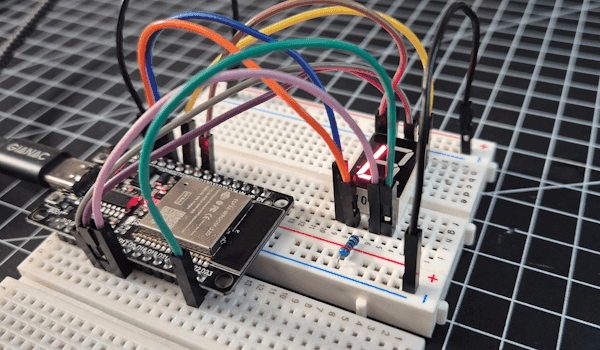 ESP-WROOM-32 mit 7 Segmentanzeige #2