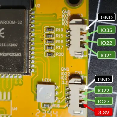 freie GPIO am ESP32-2432S028 (CYD)1771225788