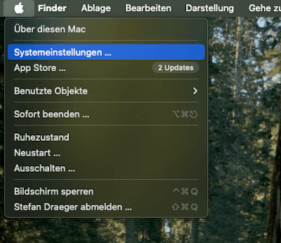 macOS - Remote Desktop Freigabe einrichten - Step 1