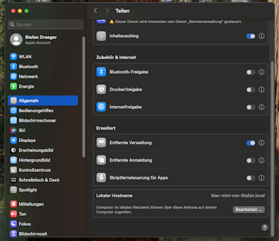 macOS - Remote Desktop Freigabe einrichten - Step 6