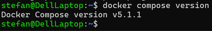 Docker Compose Plugin Versionsnummer