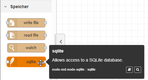 Node-RED - SQLite Node