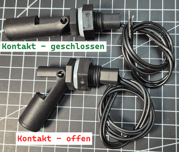 Schwimmschalter - Kontakte
