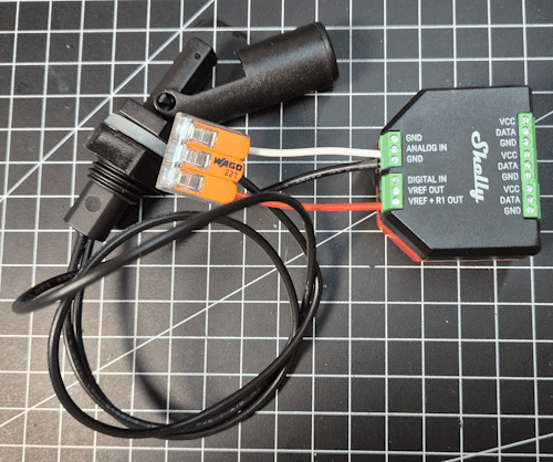 Schwimmschalter am Shelly AddOn via AnalogIN