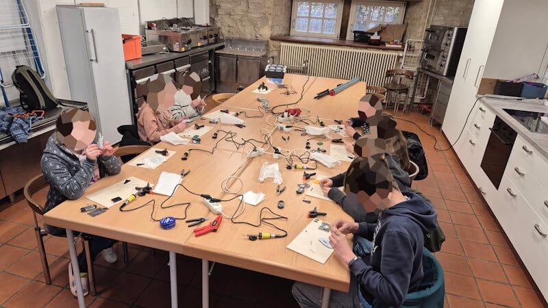 Teilnehmer beim Osterhasen-Event im JFZ Schöningen