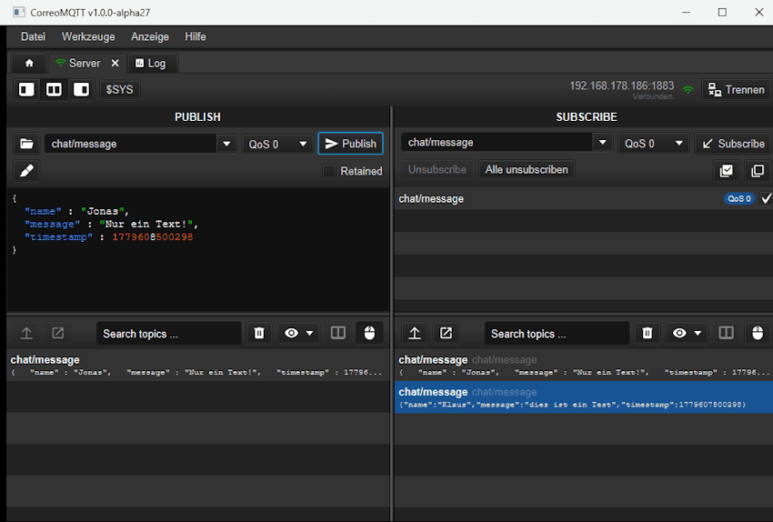 CorreoMQTT Tool