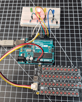 M5Stack CardKB2 via serial mit dem Arduino verbunden - UART Modus