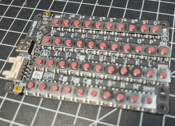 M5Stack Unit CardKB2 - kleines QWERTY Keyboard mit ESP32-C61 Chip