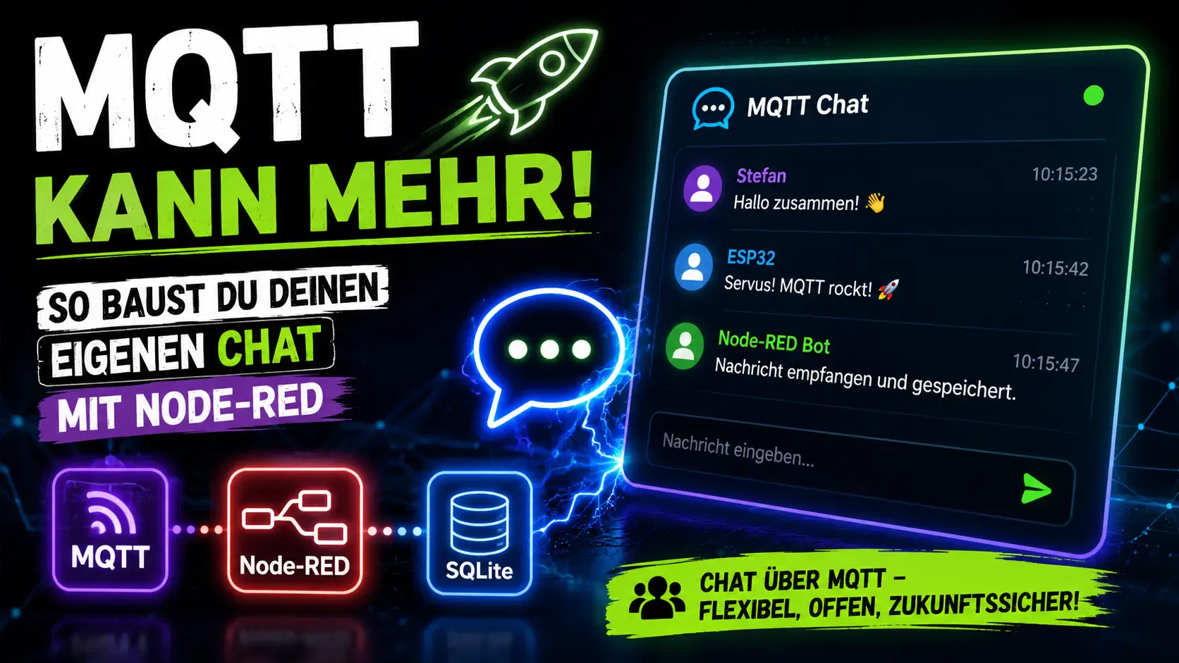 MQTT kann mehr: So baust du deinen eigenen Chat mit Node-RED