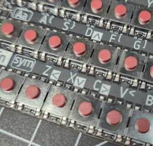 Navigationstasten auf dem CardKB2 von M5Stack