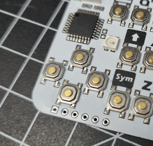 Navigationstasten auf dem I2C CardKB von M5Stack