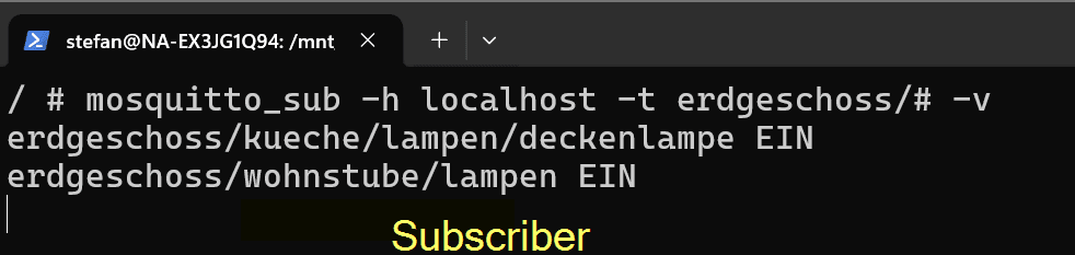 alte Nachrichten vom MQTT Broker welche via Retain Flag gesendet wurden