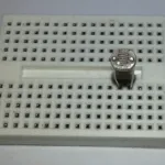 Fotowiderstand auf einem 170 PIN Breadboard
