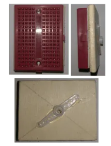 Breadboard für den Ultraschall Sensor.