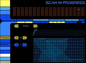 LCARS Design der Webanwendung