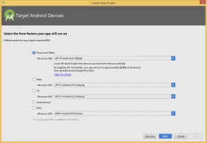 Plattform einstellen.