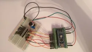 Aufbau der Schaltung.