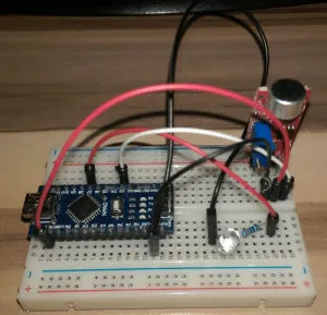 Aufbau des Geräuschdetektors.