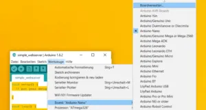 NodeMCI Bibliothek einbinden Schritt 1