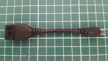 OTG Kabel für die Serielle Verbindung zu einem Microcontroller