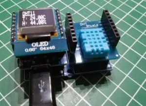 Wemos D1 mini mit DHT11 und 0,66