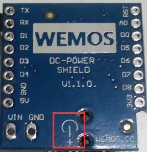 DC Power Shield - Rückseite