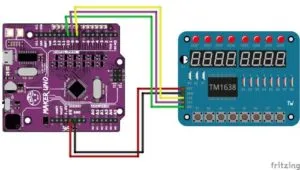 TM1637 LED Key am Maker UNO