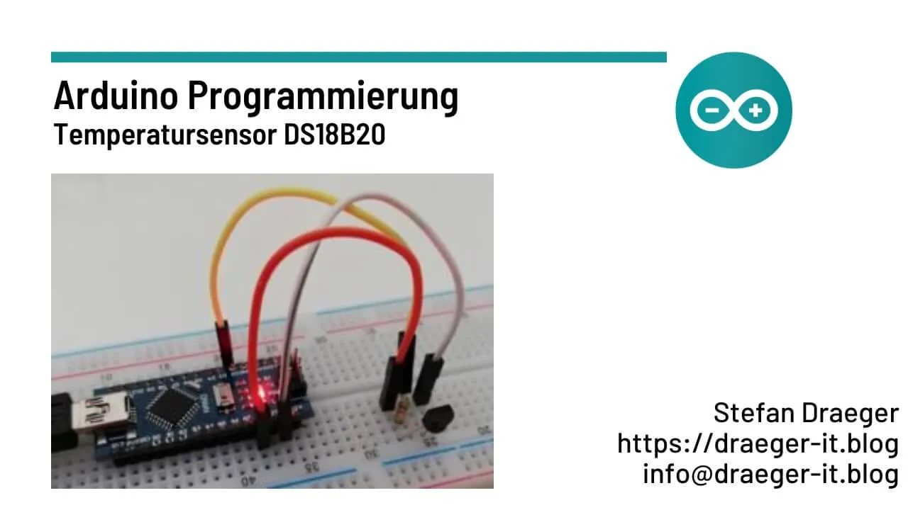 Arduino Programmierung - Temperatursensor DS18B20