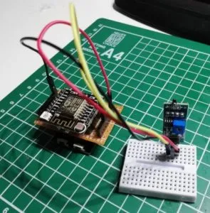 Temperatursensor LM393 am Witty Cloud